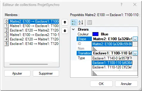 Éditeur ProjetSynchro
